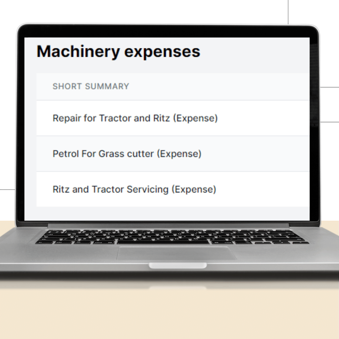 Machinery Transactions